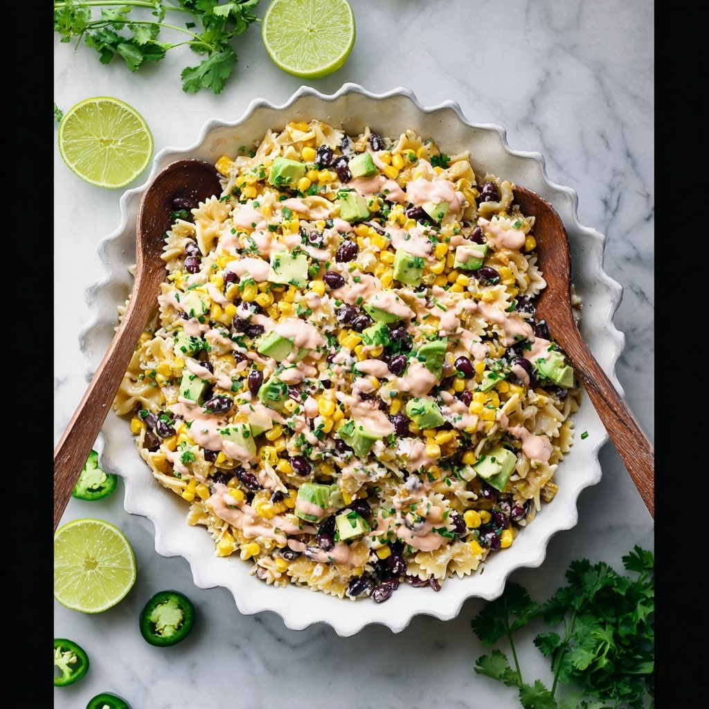 Mexican Street Corn Pasta Salad Recipe - Recipe Image