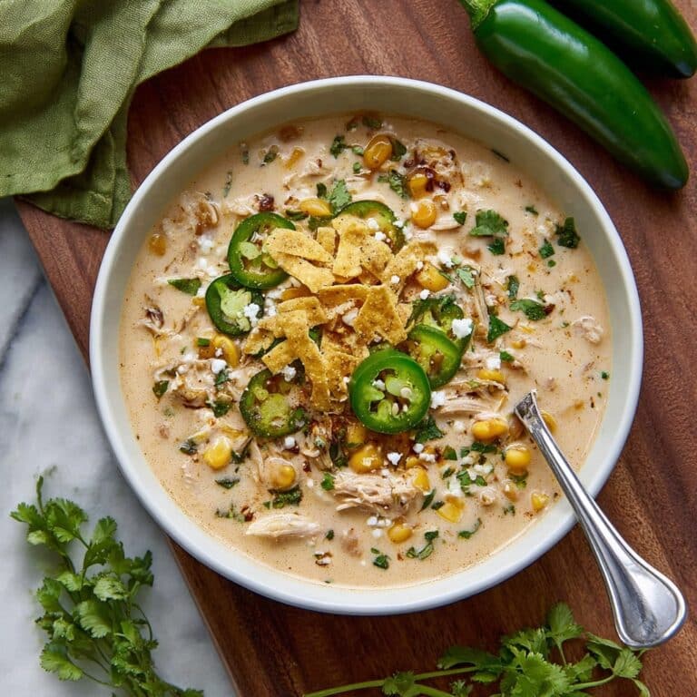 Street Corn White Chicken Chili Recipe