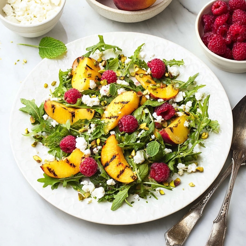 Grilled Nectarine (or Peach) Arugula Salad Recipe