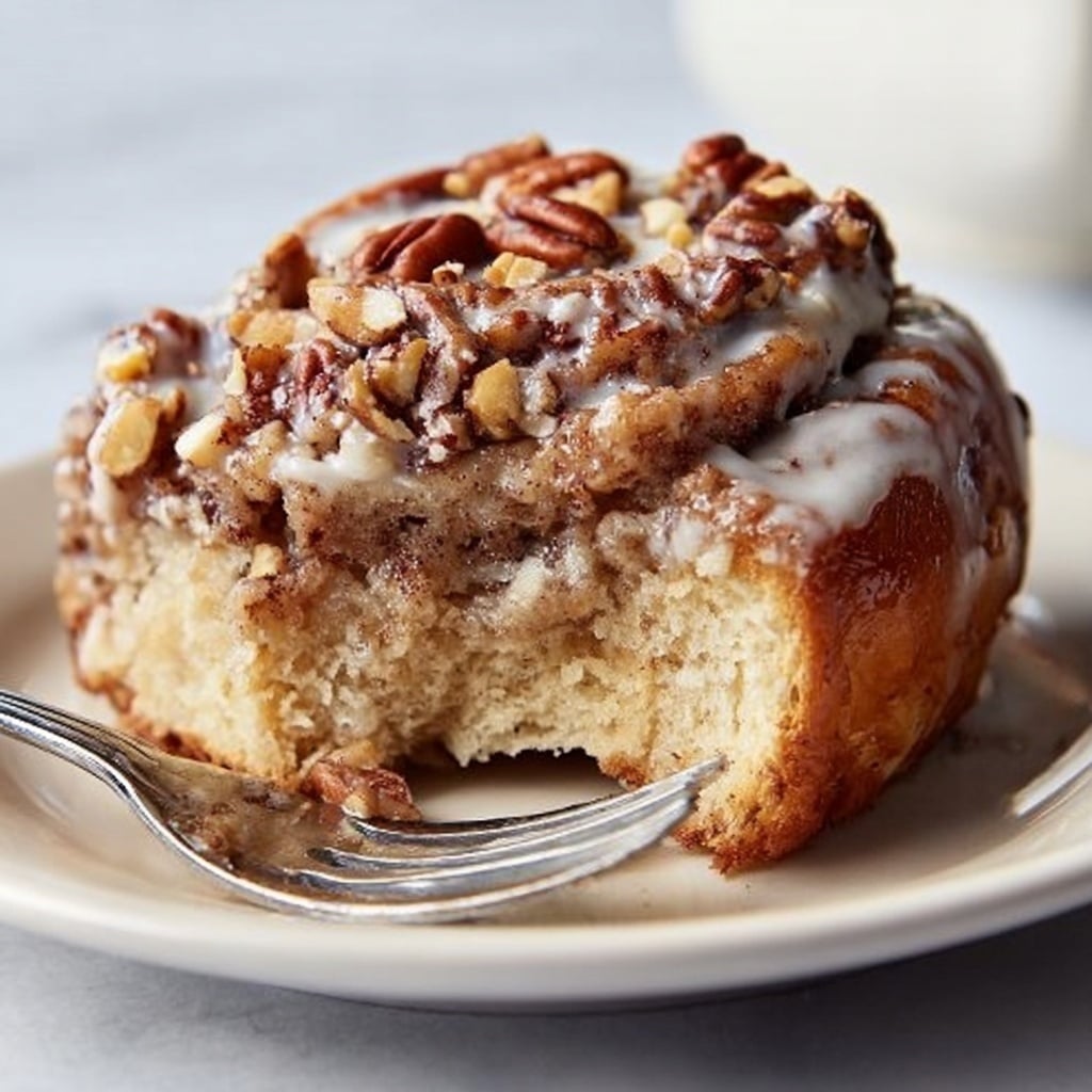 Sticky Pecan Cinnamon Buns Recipe - Recipe Image