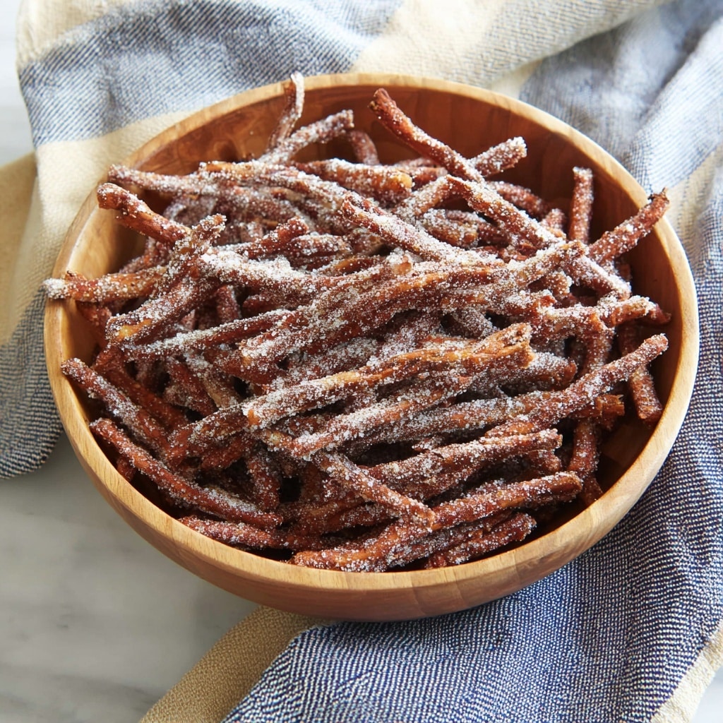 Cinnamon Sugar Pretzel Sticks Recipe