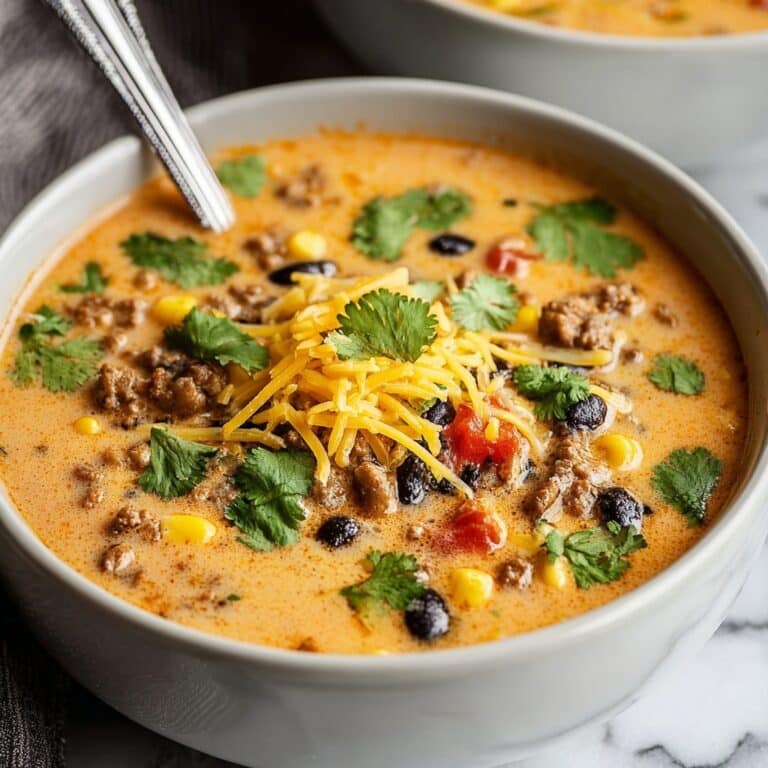 Easy Creamy Taco Soup Recipe