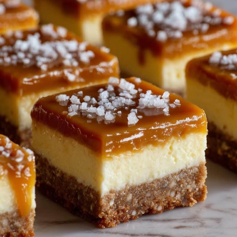 Dulce de Leche Cheesecake Bars Recipe