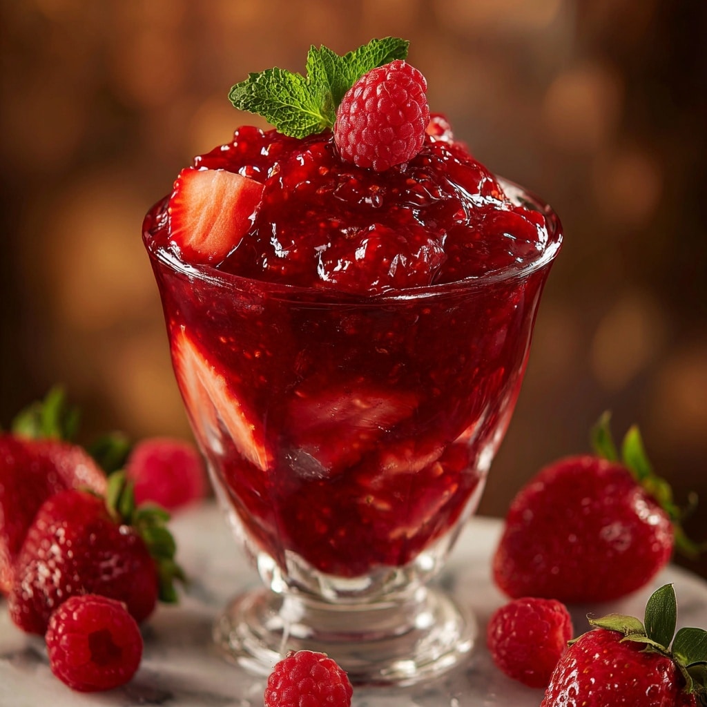 Strawberry Sauce Recipe (Strawberry Topping) Recipe - Recipe Image