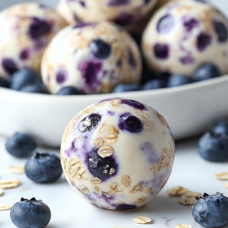 Blueberry Cheesecake Protein Bites Recipe