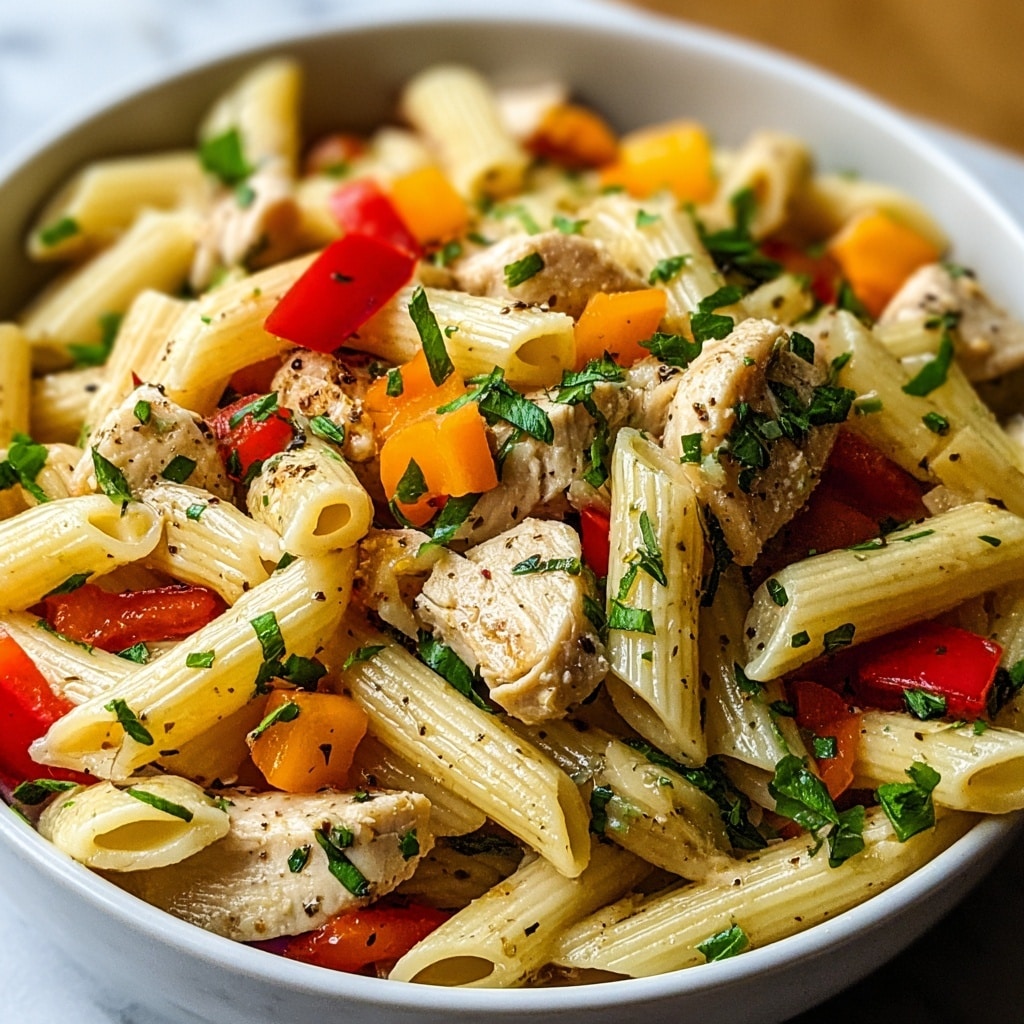 Protein-Packed Chicken Pasta Salad Recipe
