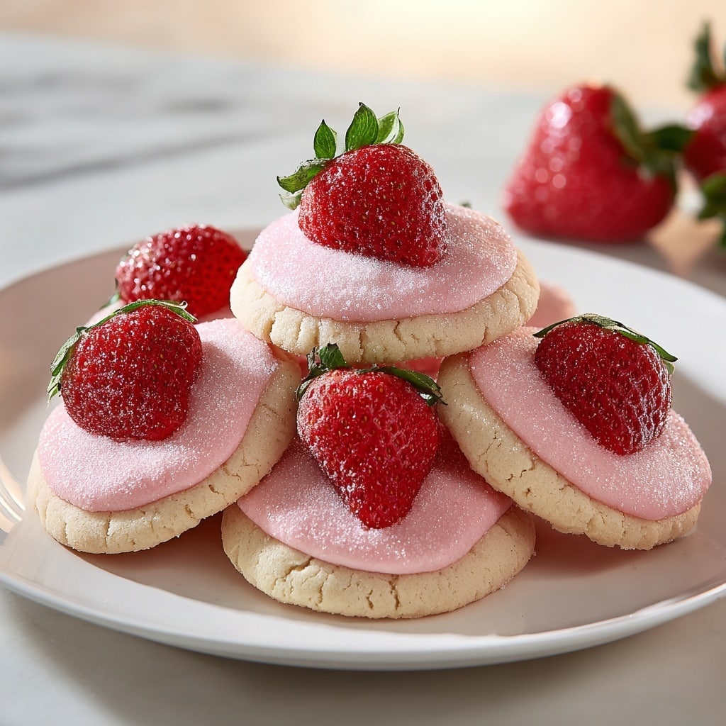 Strawberry Kiss Cookies Recipe