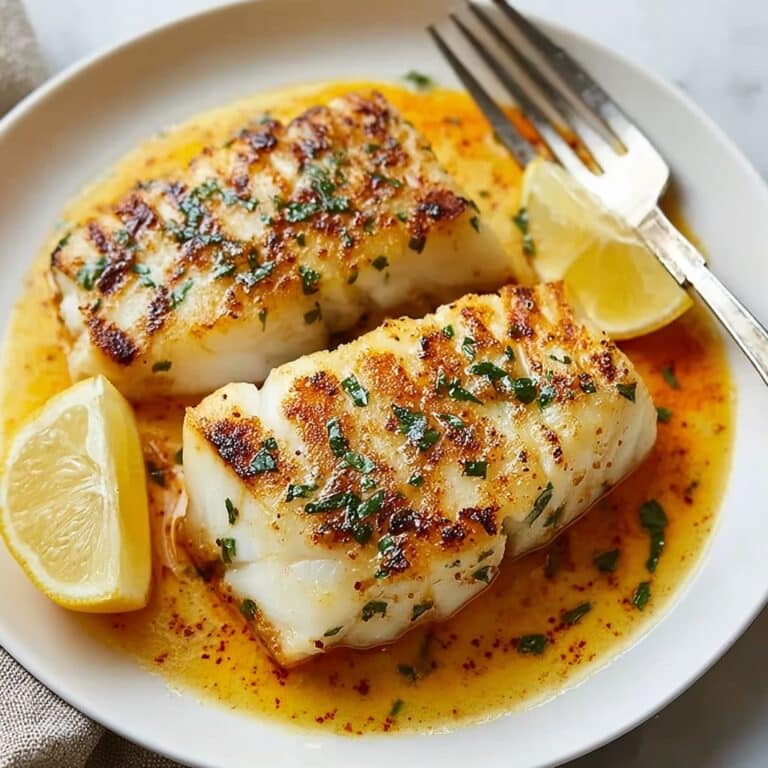 Lemon Butter Baked Cod Recipe