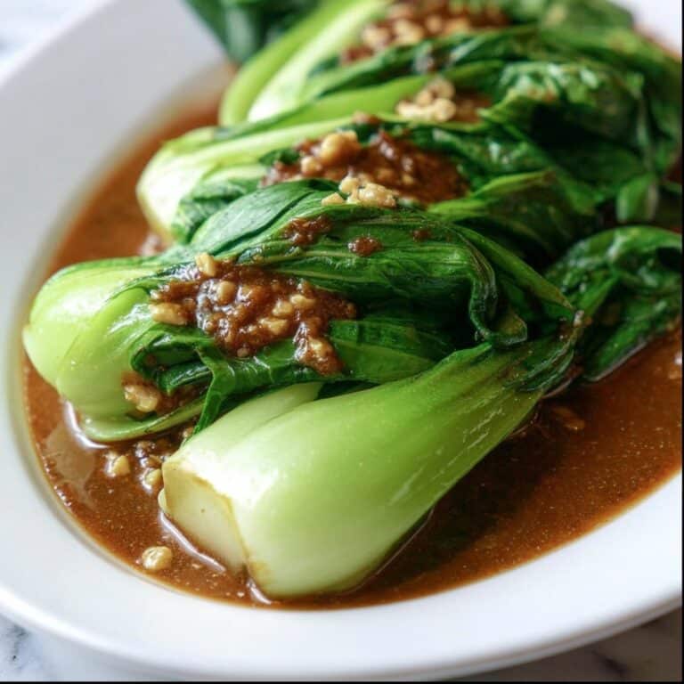 Bok Choy with Garlic and Oyster Sauce Recipe