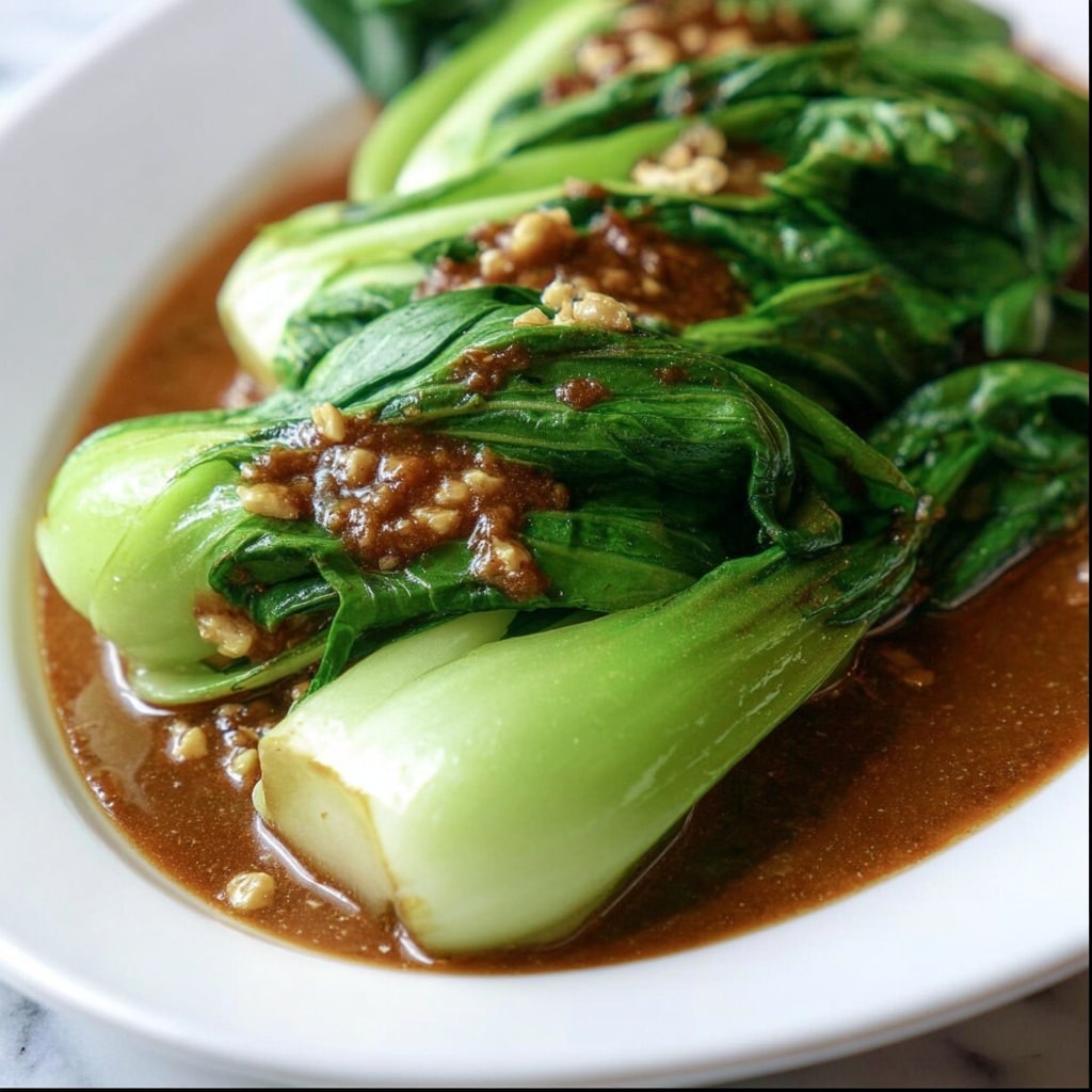 Bok Choy with Garlic and Oyster Sauce Recipe