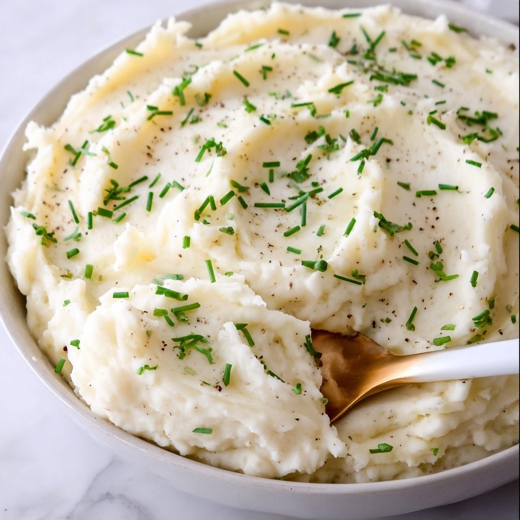 Creamy Boursin Mashed Potatoes Recipe - Recipe Image