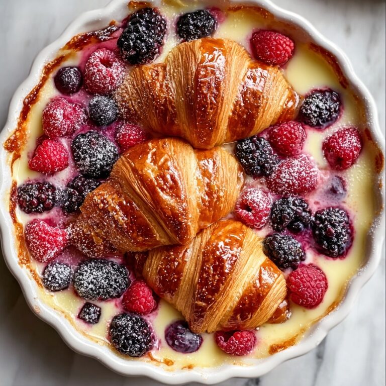 Berry Croissant Breakfast Bake Recipe