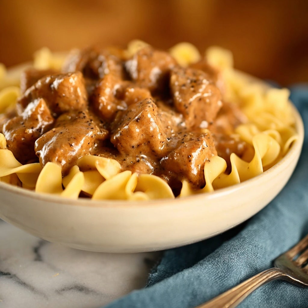 Slow Cooker Beef Stroganoff Recipe