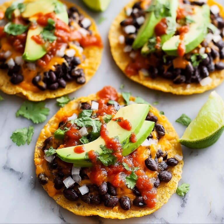 Savory Black Bean Tostadas Recipe