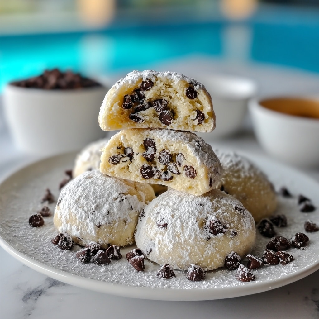 Chocolate Chip Snowball Cookies Recipe - Recipe Image