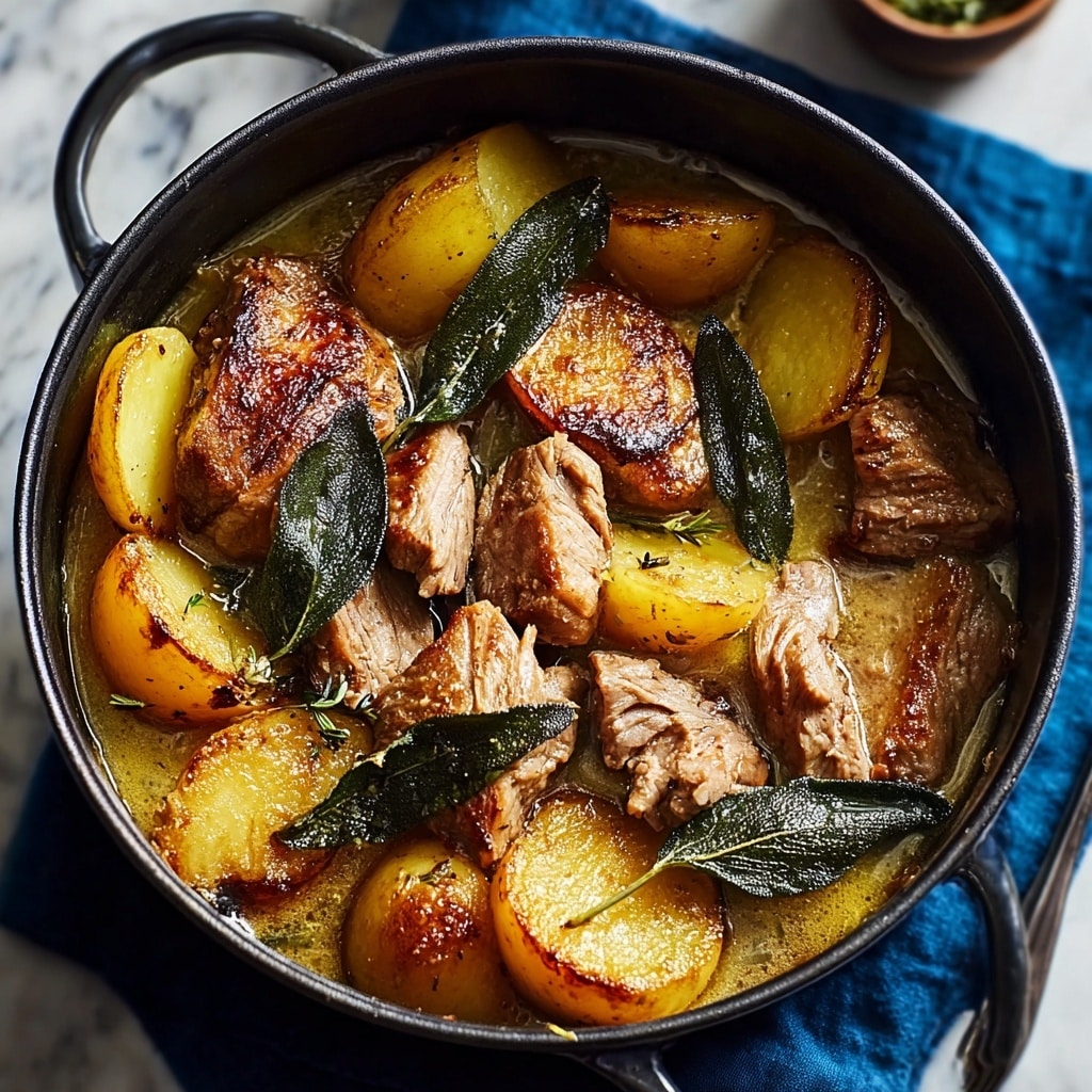 Cozy Slow-Cooked Pork, Cider & Sage Hotpot Recipe