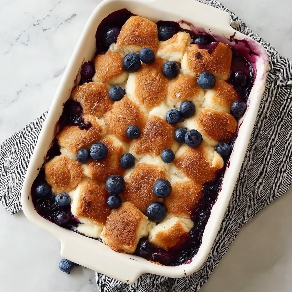 Overnight Blueberry French Toast Casserole Recipe