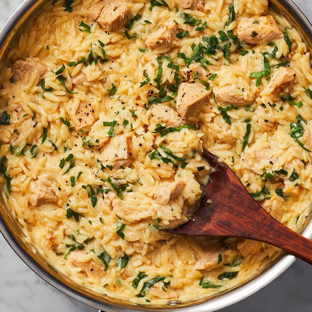 Creamy Chicken Orzo Recipe
