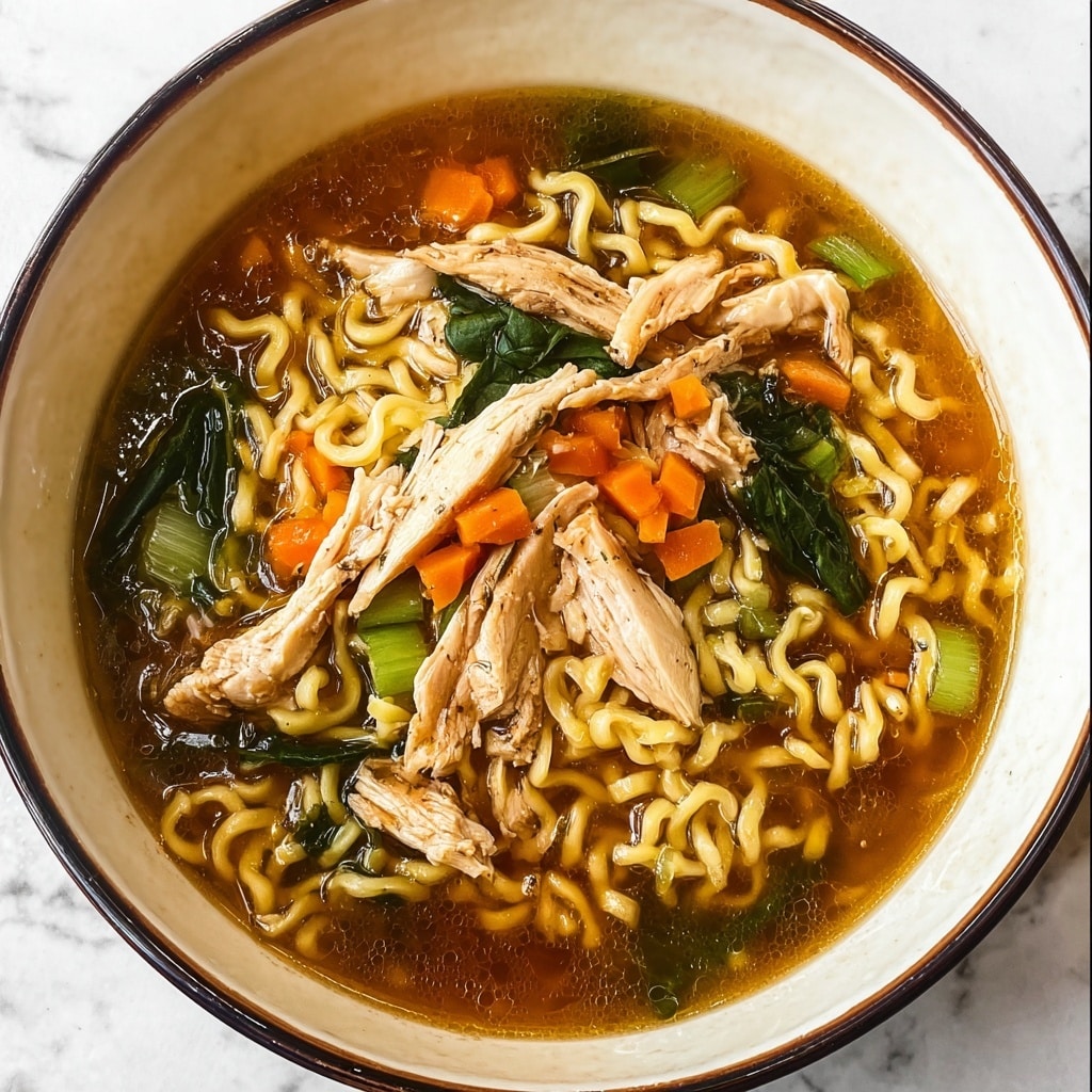 Aromatic Ginger Scallion Chicken Noodle Soup Recipe