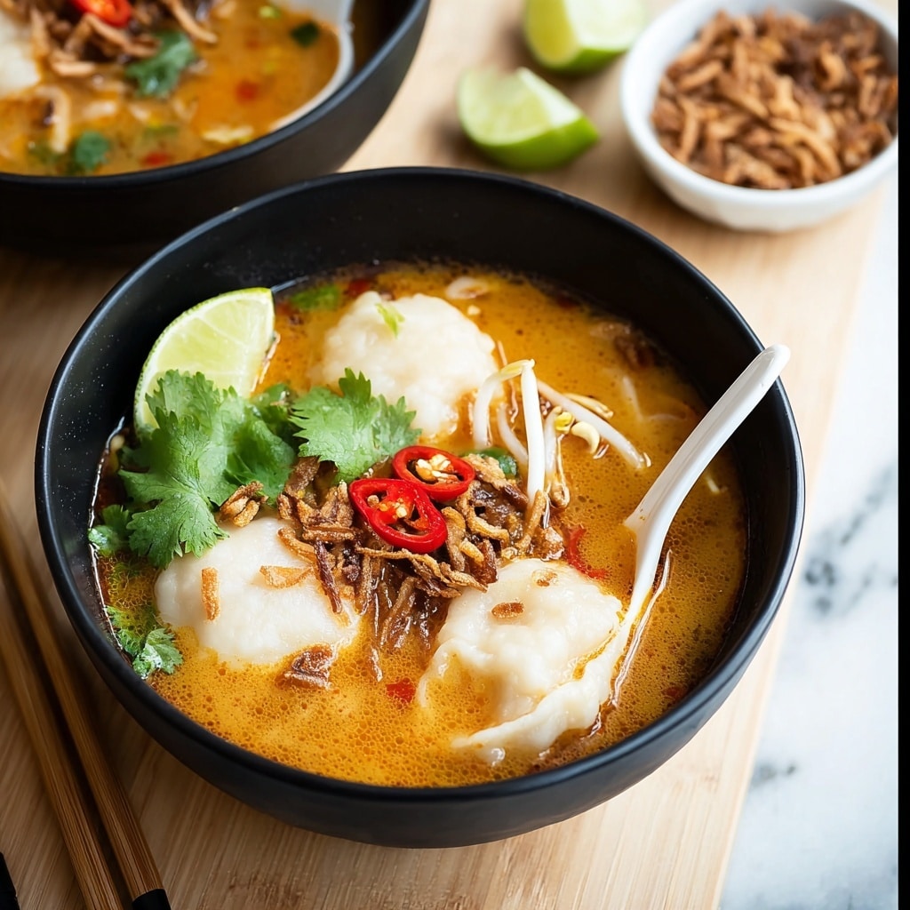 Quick Dumpling Laksa Recipe - Recipe Image