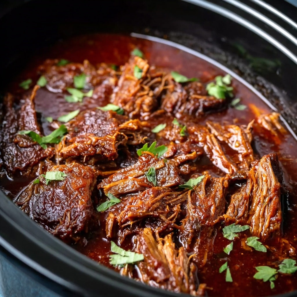 Slow Cooker 4-Ingredient Holiday BBQ Pork Recipe