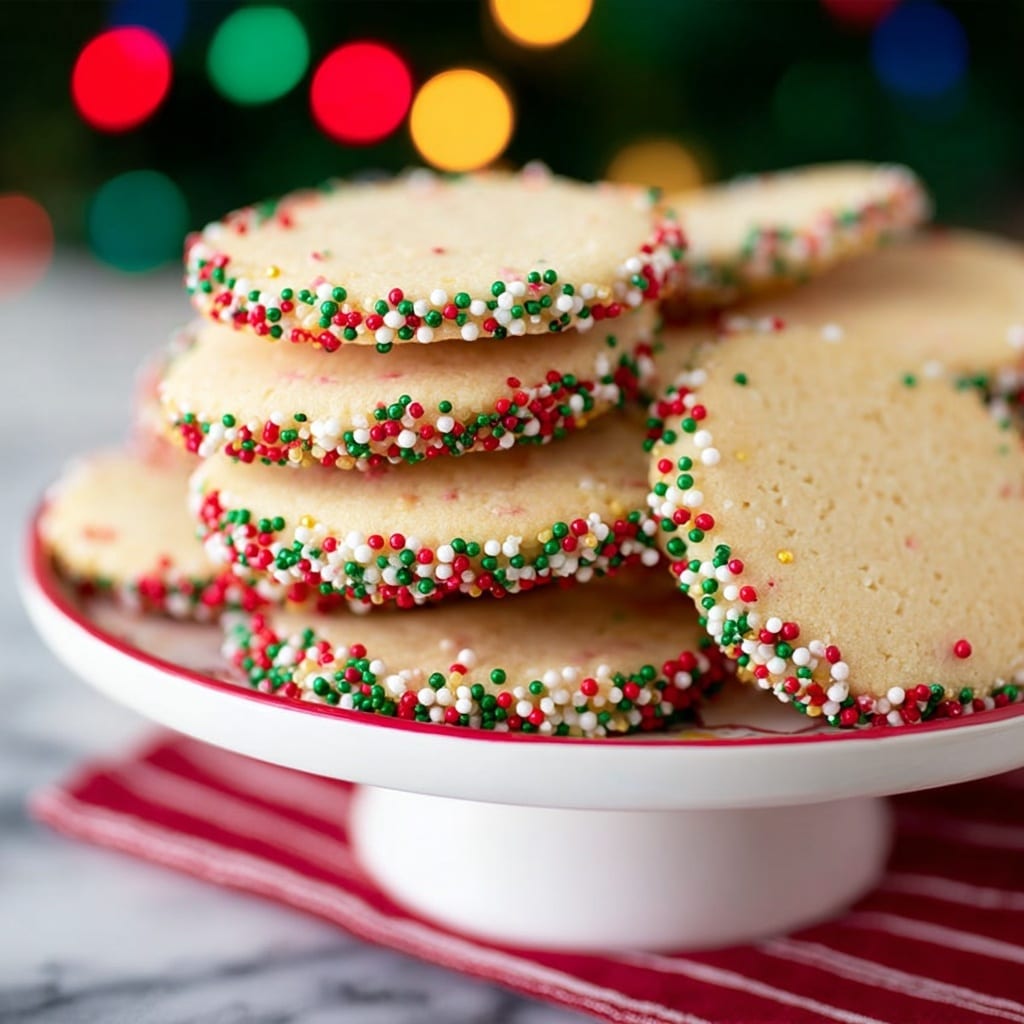 Slice and Bake Sprinkles Cookies Recipe