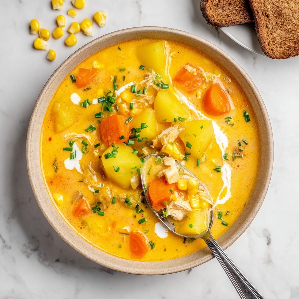 Creamy Chicken Corn Chowder Recipe