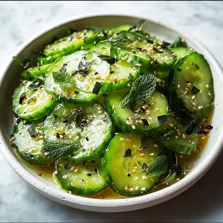 Honey Lime Cucumber Salad Recipe