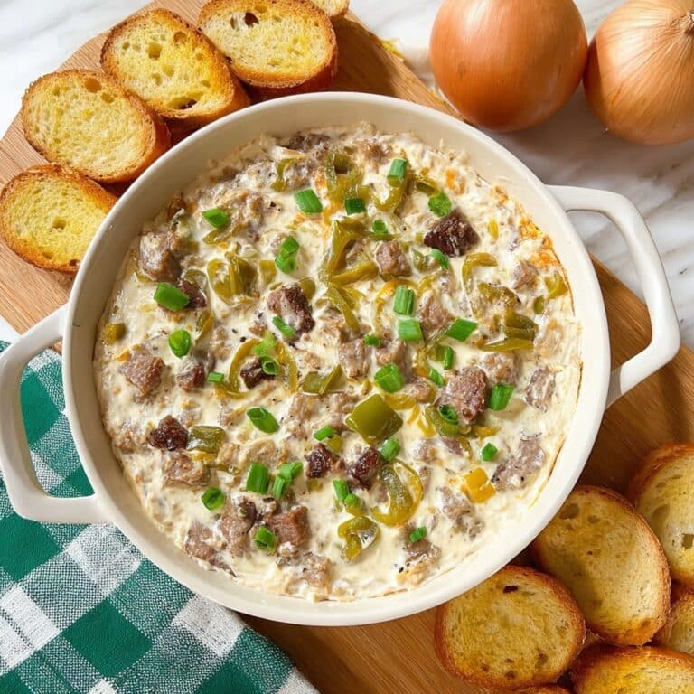 Philly Cheesesteak Dip Recipe