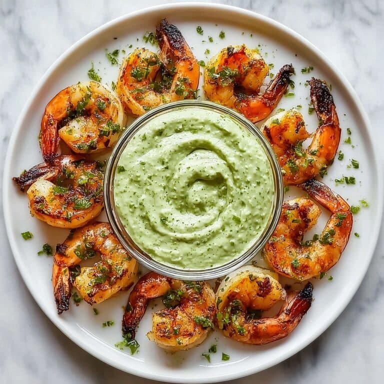 Chili Lime Shrimp with Avocado Crema Recipe