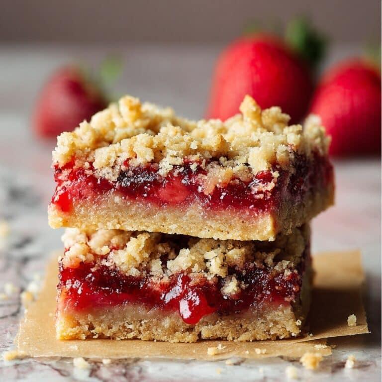 Strawberry Rhubarb Bars Recipe