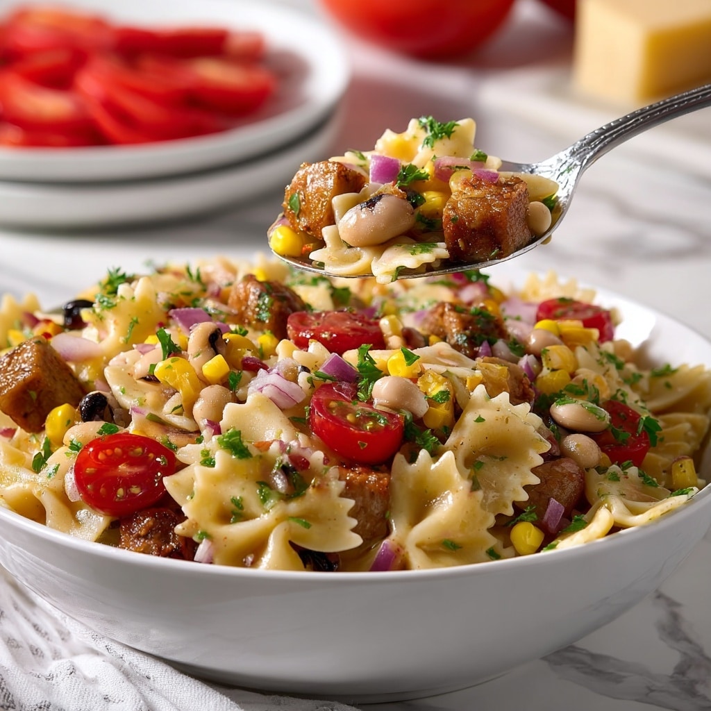 Cowboy Pasta Salad Recipe - Recipe Image