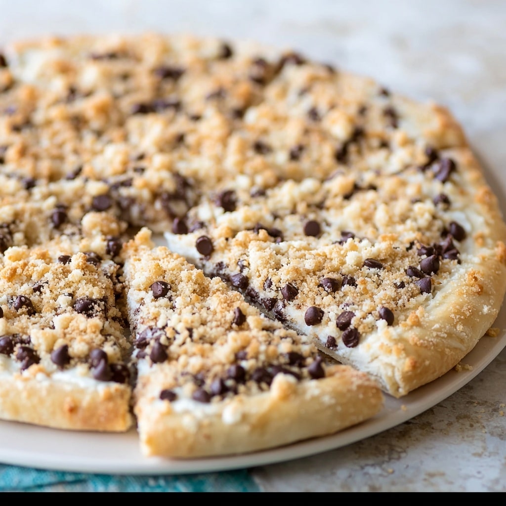 Chocolate Chip Dessert Pizza Recipe - Recipe Image