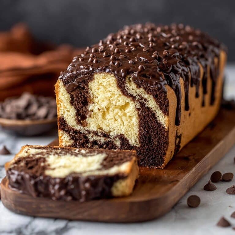 Double Chocolate Ricotta Marble Cake Recipe