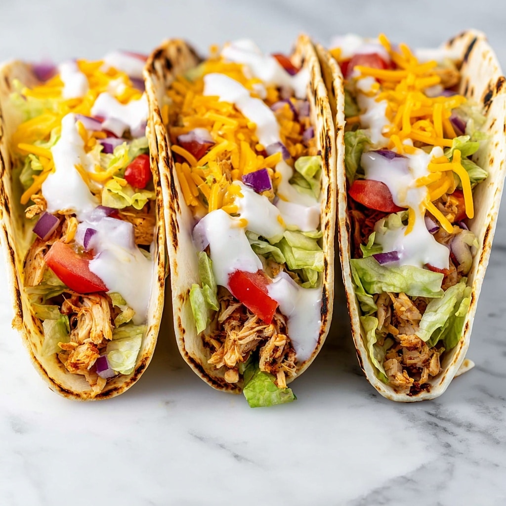 Crockpot Ranch Chicken Tacos Recipe - Recipe Image