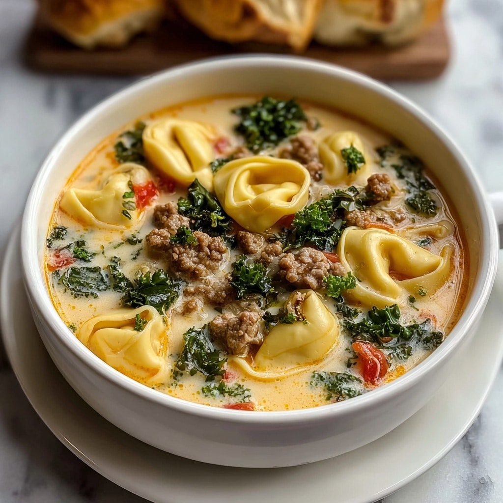 Spicy Sausage and Tortellini Soup Recipe