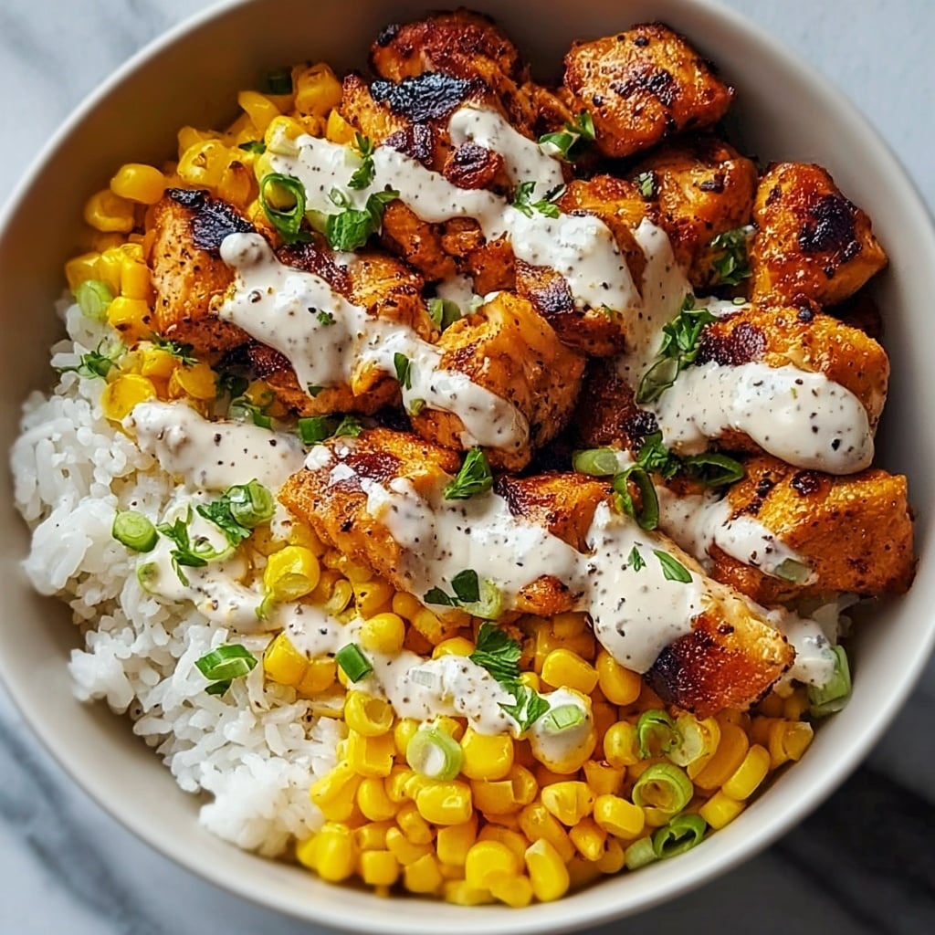 Street Corn Chicken Rice Bowl Recipe