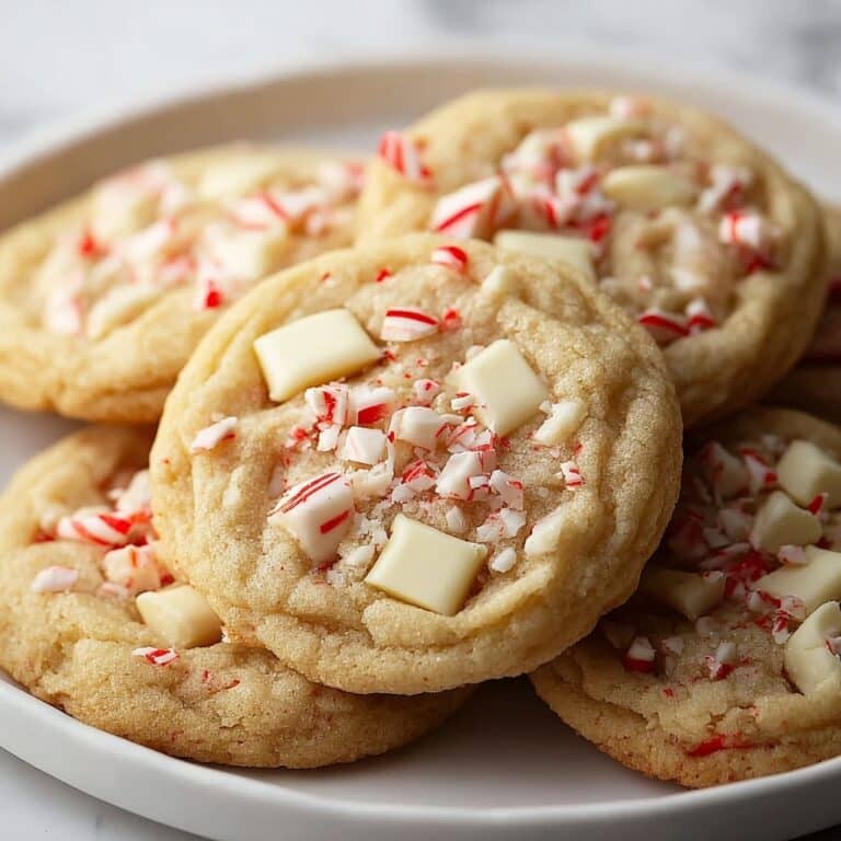 White Chocolate Peppermint Crunch Cookies Recipe