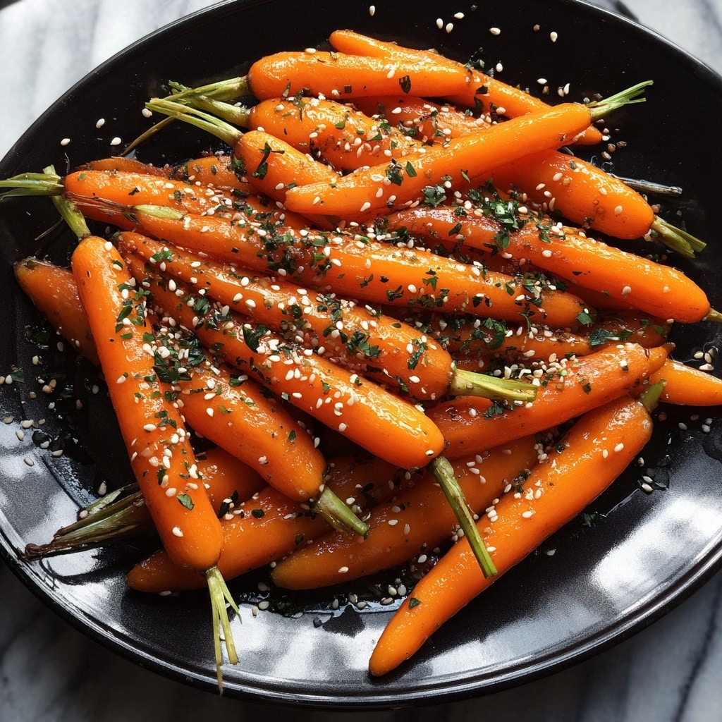 Honey Glazed Carrots with Sesame Seeds Recipe
