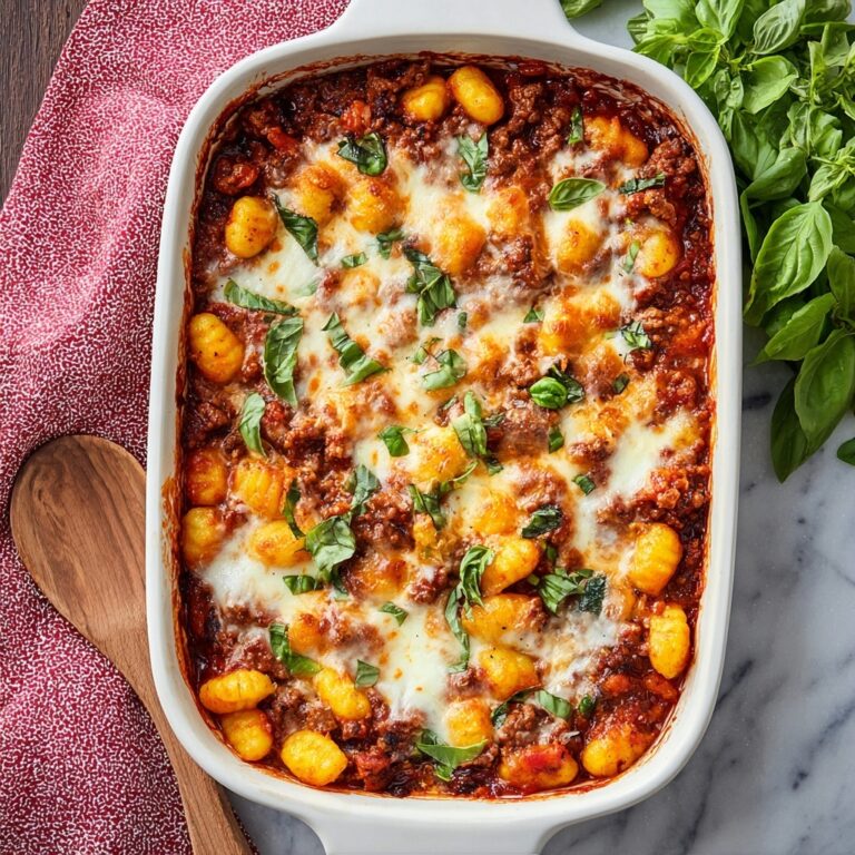 Cheesy Bolognese Gnocchi Bake Recipe