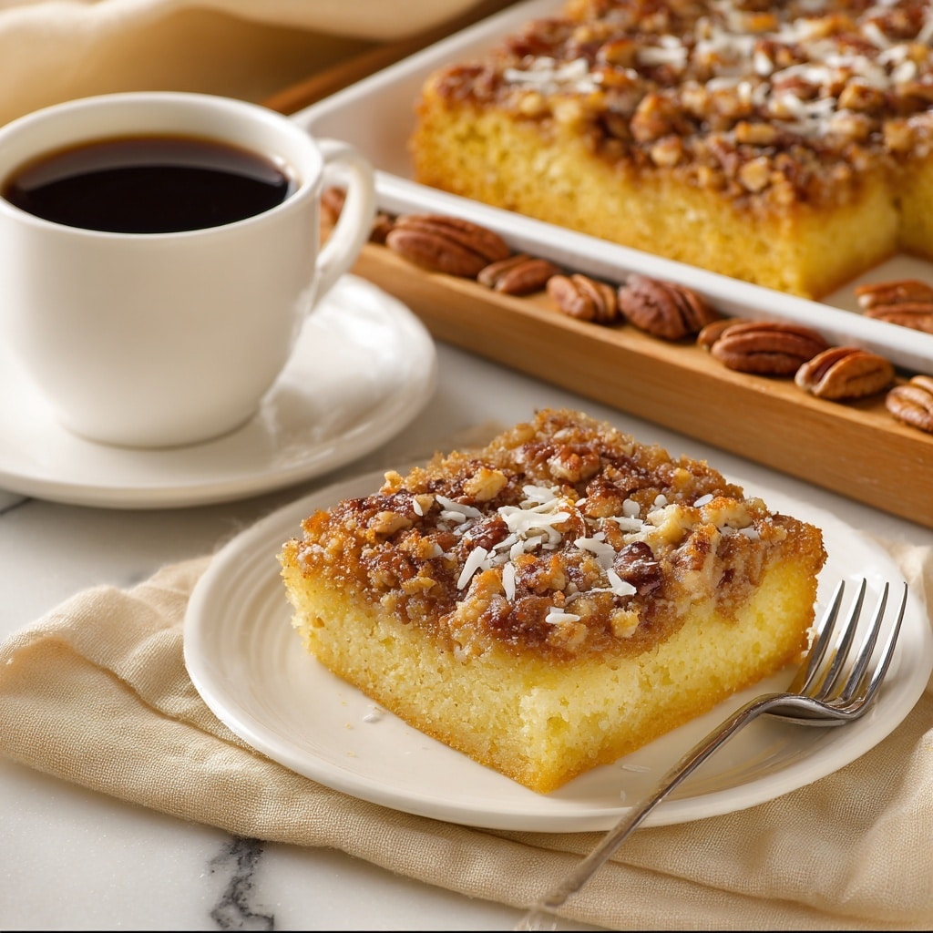 Upside-Down Georgia Pecan Cake Recipe - Recipe Image
