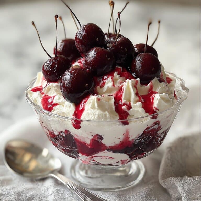 Delectable Cherry Cheesecake Fluff Recipe