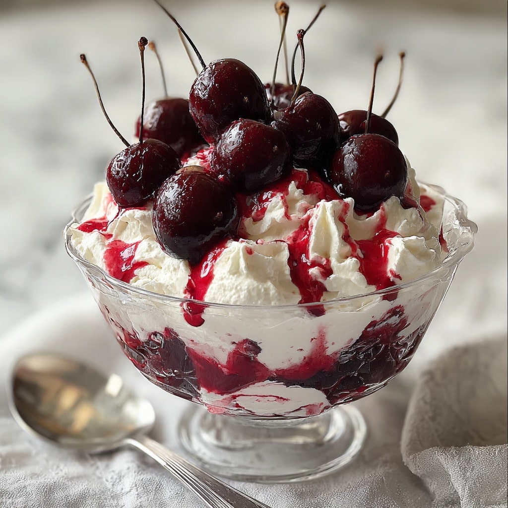 Delectable Cherry Cheesecake Fluff Recipe