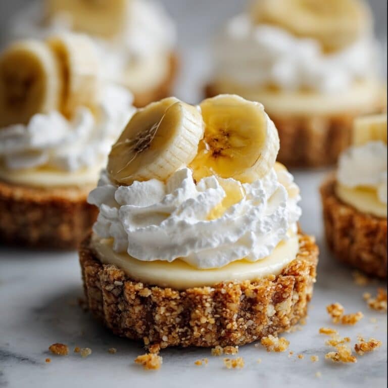No-Bake Mini Banana Cream Pies Recipe