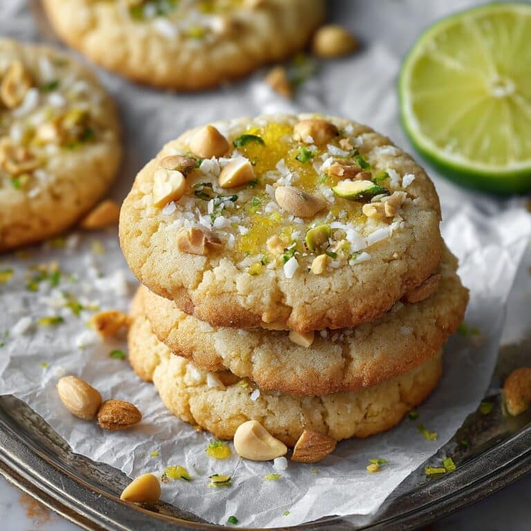 Toasted Coconut + Lime Curd + Macadamia Nut Cookies Recipe