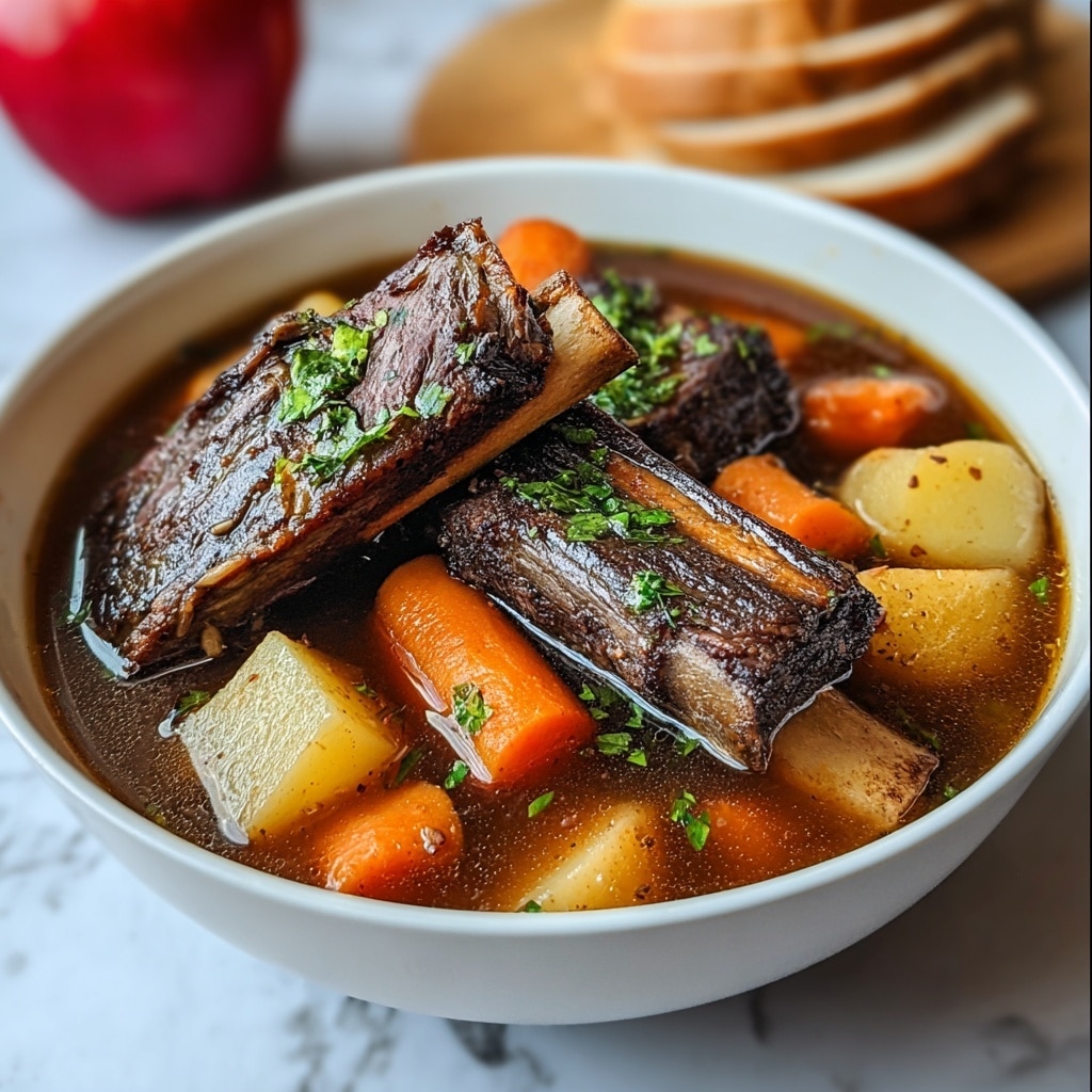 Apple Carrot Beef Rib Soup Recipe