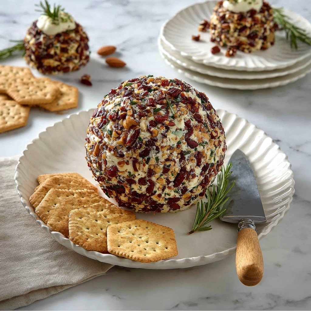 Cranberry Pecan Goat Cheese Ball Recipe - Recipe Image
