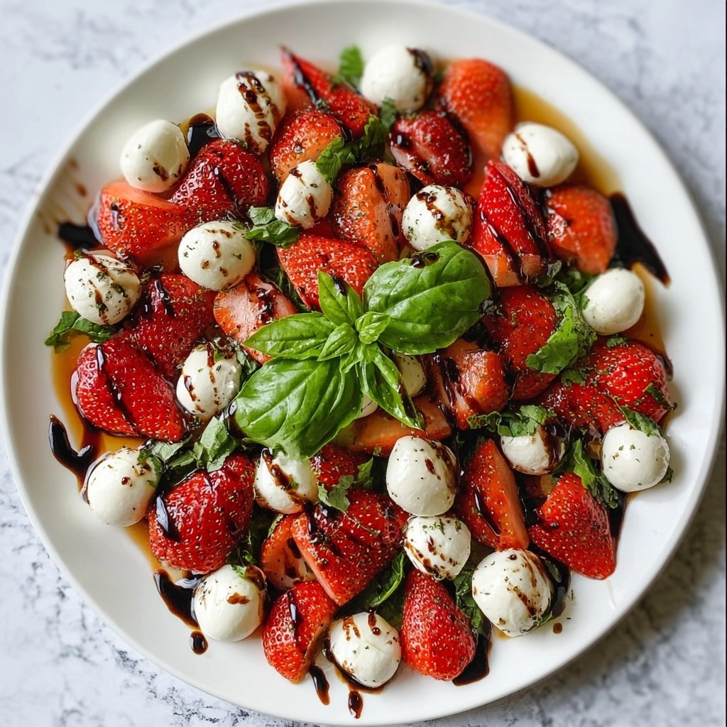 Balsamic Strawberry Caprese Recipe