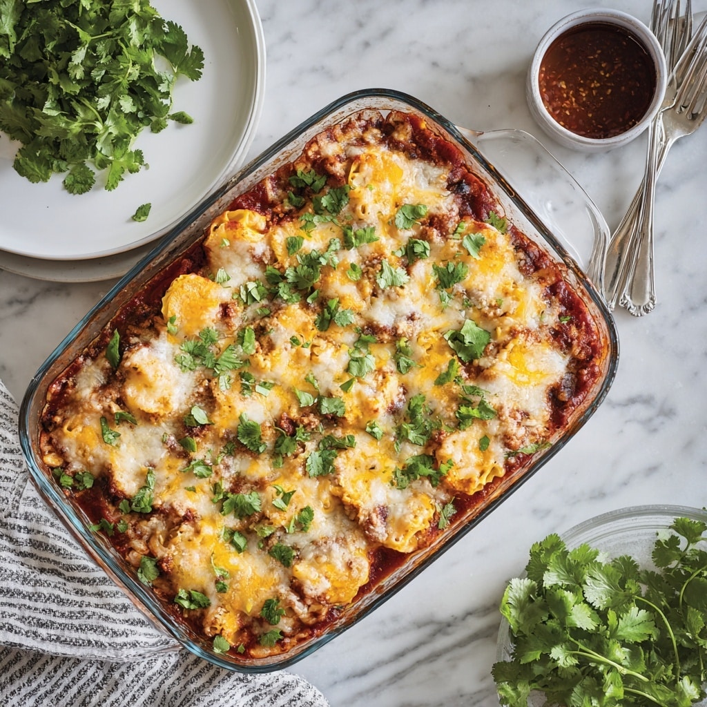 Beef Enchilada Casserole - Recipe Image