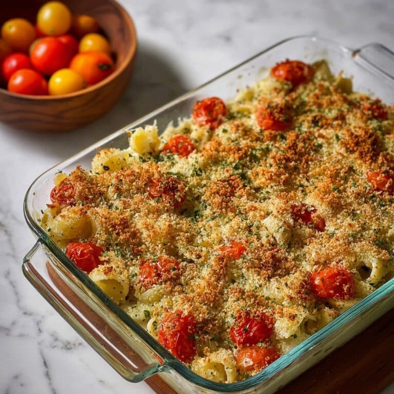 White Bean and Pesto Bake